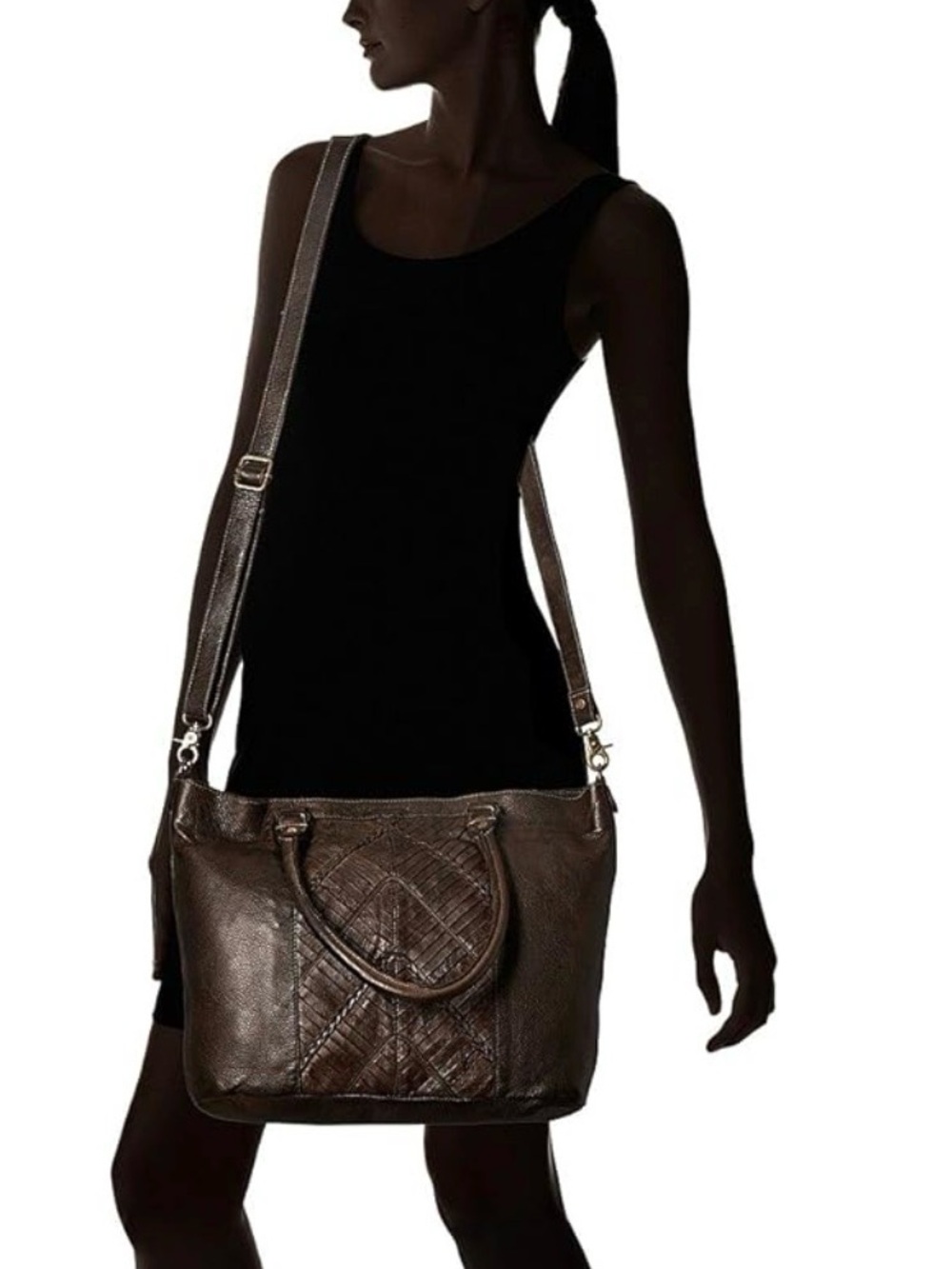 Amsterdam Heritage Leather Shoulder Bag with Top Handles - Picture 14 of 14